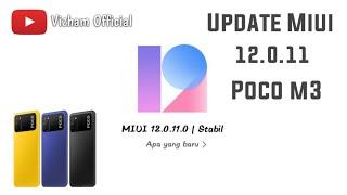 Update Miui 12.0.11 POCO M3