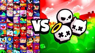 WHO CAN SURVIVE POISON? | 86 BRAWLERS | With SUPER, STAR, GADGET!