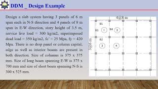 7- Design of two-way slab using DDM - Design Example