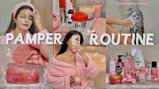 PAMPER ROUTINE ( hair care, body care, skincare, how to smell good all day) #pamperroutine