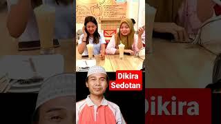 Sendok dikira sedotan #lucu #komedi  @BudiKomputer