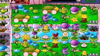 Plants vs Zombies || All Plants vs All Zombies 5 Flags Completed Gameplay in Survival Pool GAMEPLAY