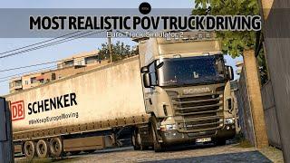 Most Realistic Pov Truck Driving-Most Realistic Mods of Ets 2-Scania R450. [Most Hidden Roads/1.50]