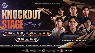  LIVE | MLBB M6 World Championship | Knockout Stage Day 4