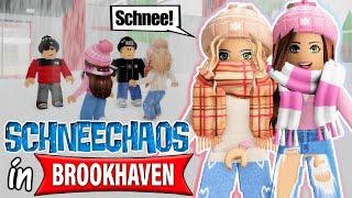 Oh nein ! SCHNEECHAOS in BROOKHAVEN ️ Roblox Roleplay Story RP DEUTSCH