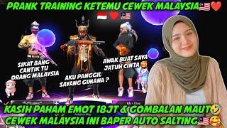 PRANK TRAINING, KETEMU CEWEK MALAYSIA CANTIKLANGSUNG AJAKIN SELOBY, AUTO GUA GOMBALIN SAMPE BAPER