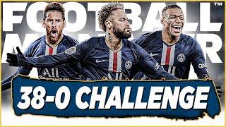 IMPOSSIBLE 38-0 WINS Challenge  with Messi's PSG | Football Manager 2021