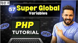 Php Tutorial in Hindi #57 Super Global Variables