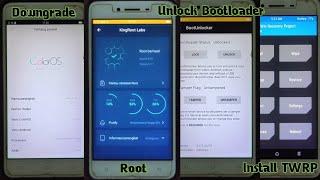 Cara downgrade, Root, Unlock Bootloader dan pasang TWRP di oppo a37, a37f, a37fw || Anti getar manja