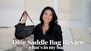 DIOR SADDLE BAG: Is it worth your $? What it fits inside + full review 
