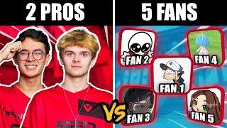 2 Pros vs. 5 Sentinels Fans