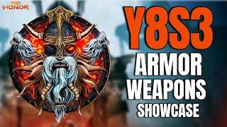 Y8S3 - All New Armor and Weapons Showcase [For Honor]