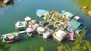 This Couple Spent 20 Years Building A Self Sufficient Floating Island Home, And It’s Awesome