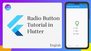 Radio buttons in flutter in English