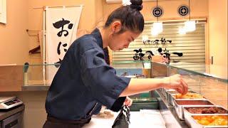 300 pieces a day! A shop in Tokyo that offers happiness with Japanese spirit in rice balls!