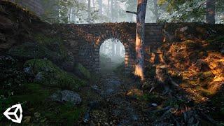 Photorealistic Misty Forest - Speed Level Design | Unity 2020