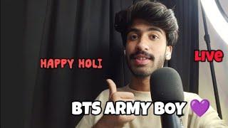 BTS Army Boy  Live Now 🫶 Happy Holi..... #bts#live