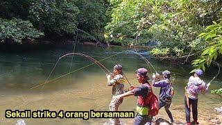 Pemancing mana YG tak tergiur !! Kalau Nemu spot sungai seperti ini