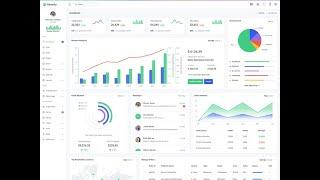 Free Admin Dashboard Template with Dark, Light Layouts with RTL options