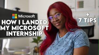 HOW I LANDED MY MICROSOFT INTERNSHIP 2022: MBA Marketing Internship + Resume and interview tips