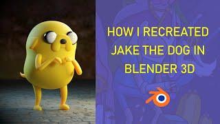 I Recreated Jake The Dog In Blender
