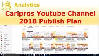 [Last Video 2017!] 2018 Youtube Channel Publish Plan for Caripros HR Analytics