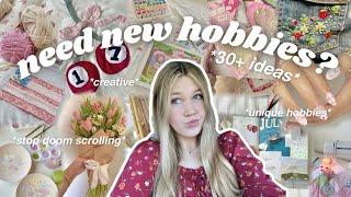 hobbies you need to get into to STOP SCROLLING!! hot girl hobby era (: