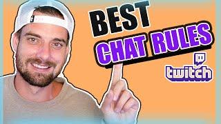 Best Chat Rules For Twitch