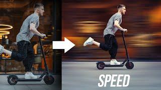 Create SPEED in Photoshop!