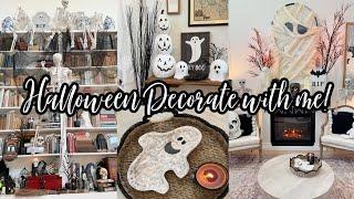  HALLOWEEN DECORATE WITH ME // SPOOKY LIVING ROOM DECORATING IDEAS // HALLOWEEN 2024 