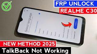 Realme C30 (RMX3581) Frp Unlock/Bypass Google Account Lock Without Pc | Without TalkBack New 2025