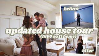 Updated House Tour (with before and afters!!!) 1600 sq ft home for our family of 6