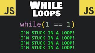 Learn JavaScript WHILE LOOPS in 8 minutes! 