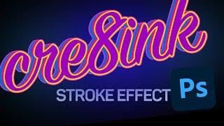 Stroke Text Effect - Quick Photoshop Tutorial