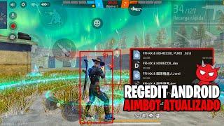 Saiu! REGEDIT MOBILE AIMBOT ATUALIZADO  AUXÍLIO DE MIRA 96% HS  REGEDIT MOBILE FULL VERMELHO FÁCIL