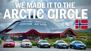 We've reached the Arctic Circle in our cars! The longest drive of my life. | 4K