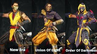Mortal Kombat 1 ALL NEW ERA - UNION OF LIGHT - ORDER OF DARKNESS Skins Comparation in Victory Poses