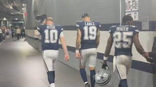 Watch Cowboys players reactions after season finale loss to Commanders