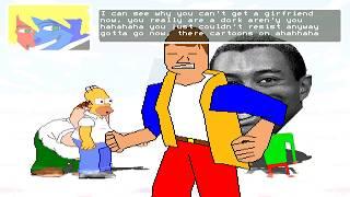 NICK54222 MUGEN: Homer Simpson and Peter Griffin VS Dee Bee Kaw and Omega Tiger Woods (Fernando V.)