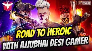 Road To Heroic in  JUST 4 Hours With Ajjubhai Amit Bhai - Free fire Hindi - Munna Bhai Hindi