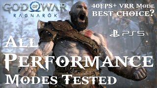 God of War Ragnarök - All Performance Modes Tested on PS5