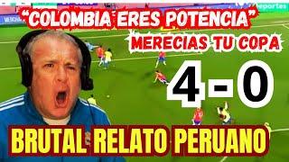 Relator peruano ENLOQUECE con los 4 GOLES Colombianos sobre Chile. Eliminatorias 2026.