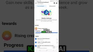 Cara mengatasi Dukungan kreator pada fb untuk tantangan mingguan