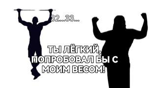 Насколько количество подтягиваний зависит от собственного веса и других факторов. мини-исследование