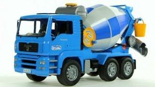 MAN Cement Mixer Truck (Bruder 02744) | ブルーダー MANセメントミキサー | Muffin Songs' Toy Review