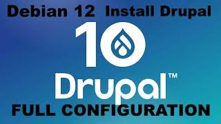 Install Drupal 10.1.1 on Debian 12 server + PHP8.2 , SSL , MARIADB , NGINX