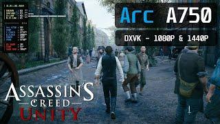 Intel Arc A750 - Assassin's Creed Unity | DXVK | 1080P & 1440P