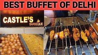 Unlimited Food Buffet At Castle Barbeque Connaught Place | Best Unlimited Food Buffet in Delhi