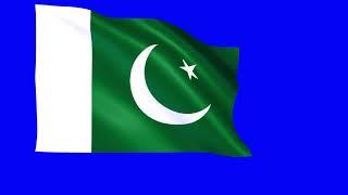 Pakistan Flag green screen copyright free HD quality download free