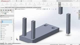 Ensamble 1 en SolidWorks 2018